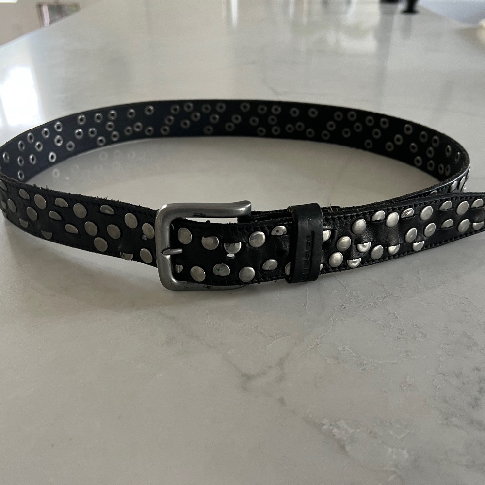 Diesel Leather Belt
